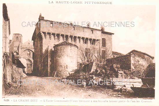 Cartes postales anciennes > CARTES POSTALES > carte postale ancienne > cartes-postales-ancienne.com Auvergne rhone alpes Haute loire La Chaise Dieu