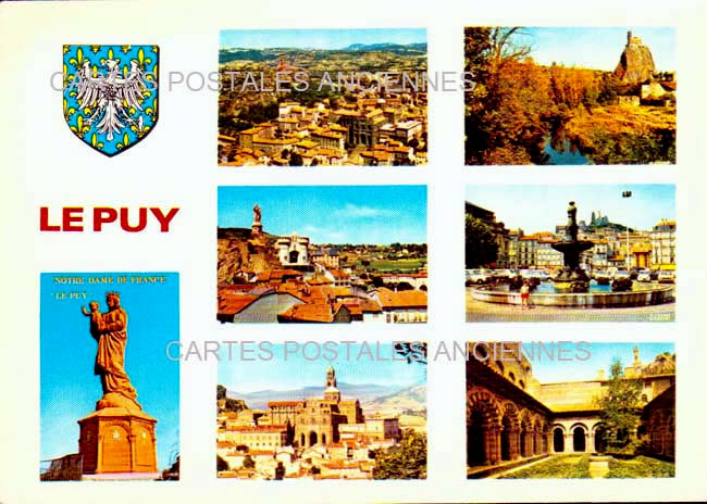 Cartes postales anciennes > CARTES POSTALES > carte postale ancienne > cartes-postales-ancienne.com Auvergne rhone alpes Haute loire Le Puy En Velay