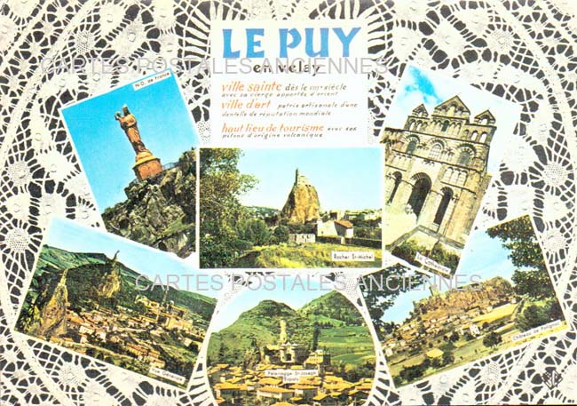 Cartes postales anciennes > CARTES POSTALES > carte postale ancienne > cartes-postales-ancienne.com Auvergne rhone alpes Haute loire Le Puy En Velay