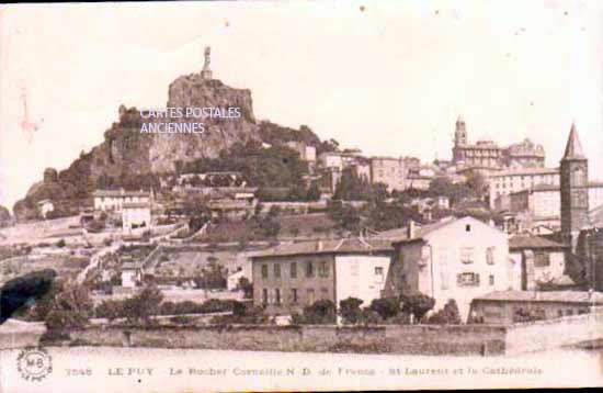 Cartes postales anciennes > CARTES POSTALES > carte postale ancienne > cartes-postales-ancienne.com Auvergne rhone alpes Haute loire Le Puy En Velay