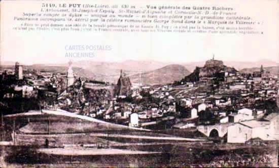 Cartes postales anciennes > CARTES POSTALES > carte postale ancienne > cartes-postales-ancienne.com Auvergne rhone alpes Haute loire Le Puy En Velay