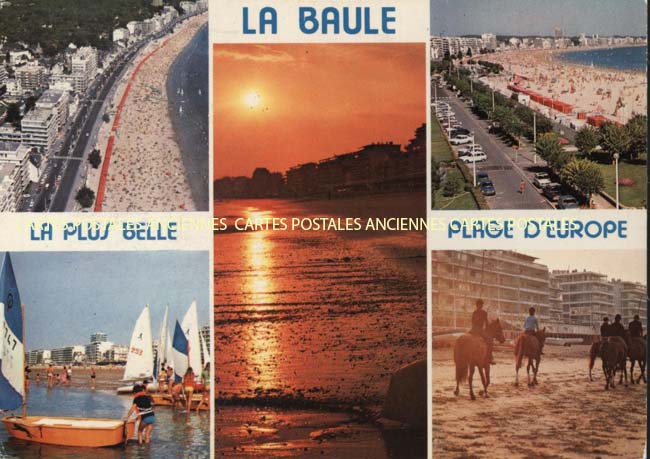 Cartes postales anciennes > CARTES POSTALES > carte postale ancienne > cartes-postales-ancienne.com Pays de la loire Loire atlantique La Baule Escoublac