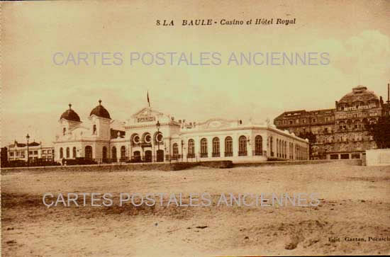 Cartes postales anciennes > CARTES POSTALES > carte postale ancienne > cartes-postales-ancienne.com Pays de la loire La Baule Escoublac