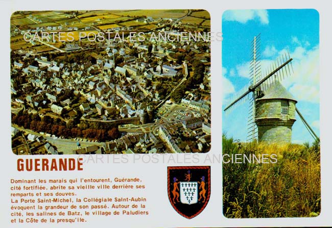 Cartes postales anciennes > CARTES POSTALES > carte postale ancienne > cartes-postales-ancienne.com Pays de la loire Loire atlantique Guerande