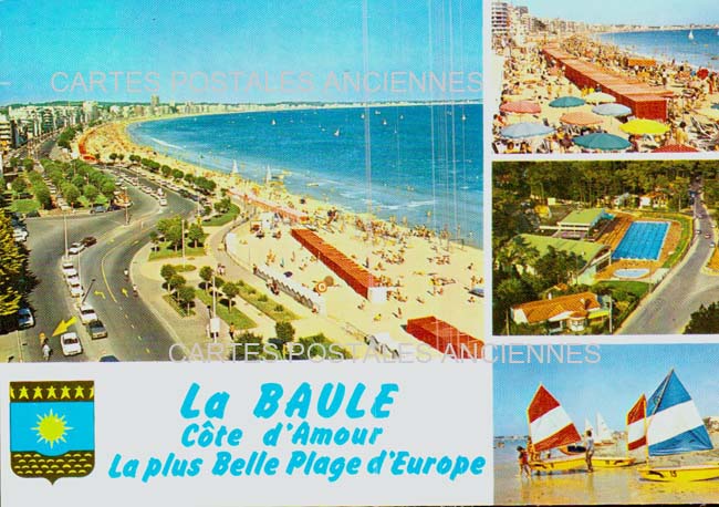 Cartes postales anciennes > CARTES POSTALES > carte postale ancienne > cartes-postales-ancienne.com Pays de la loire Loire atlantique La Baule Escoublac