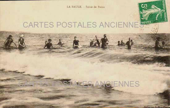 Cartes postales anciennes > CARTES POSTALES > carte postale ancienne > cartes-postales-ancienne.com Pays de la loire Loire atlantique La Baule Escoublac