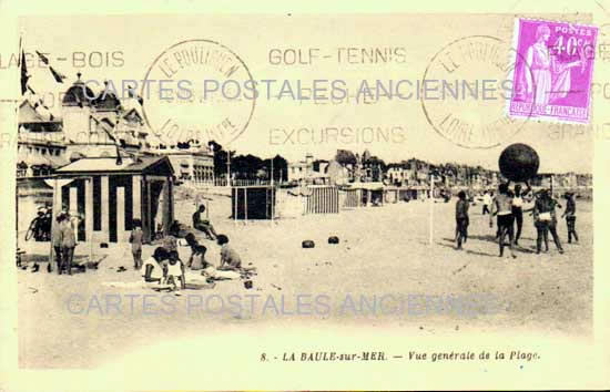 Cartes postales anciennes > CARTES POSTALES > carte postale ancienne > cartes-postales-ancienne.com Pays de la loire Loire atlantique La Baule Escoublac