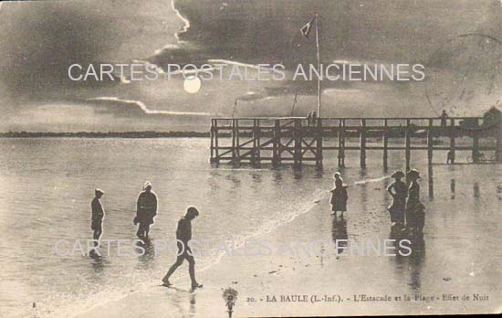 Cartes postales anciennes > CARTES POSTALES > carte postale ancienne > cartes-postales-ancienne.com Pays de la loire Loire atlantique La Baule Escoublac