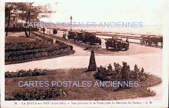 Cartes postales anciennes > CARTES POSTALES > carte postale ancienne > cartes-postales-ancienne.com Pays de la loire Loire atlantique La Baule Escoublac