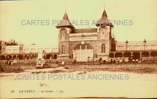 Cartes postales anciennes > CARTES POSTALES > carte postale ancienne > cartes-postales-ancienne.com Pays de la loire Loire atlantique La Baule Escoublac