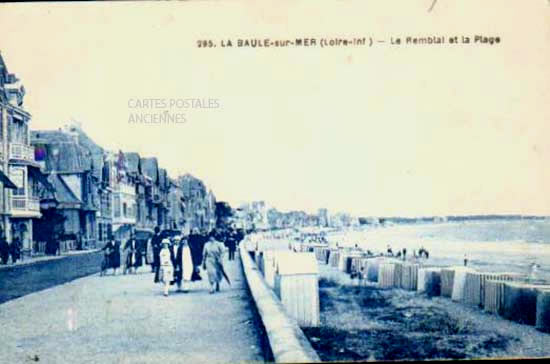 Cartes postales anciennes > CARTES POSTALES > carte postale ancienne > cartes-postales-ancienne.com Pays de la loire Loire atlantique La Baule Escoublac