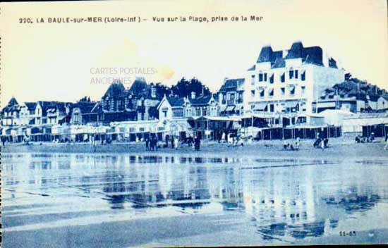 Cartes postales anciennes > CARTES POSTALES > carte postale ancienne > cartes-postales-ancienne.com Pays de la loire Loire atlantique La Baule Escoublac