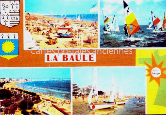 Cartes postales anciennes > CARTES POSTALES > carte postale ancienne > cartes-postales-ancienne.com Pays de la loire Loire atlantique La Baule Escoublac