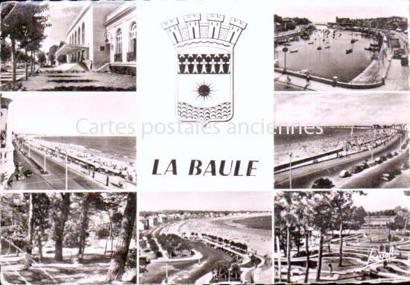 Cartes postales anciennes > CARTES POSTALES > carte postale ancienne > cartes-postales-ancienne.com Pays de la loire Loire atlantique La Baule Escoublac