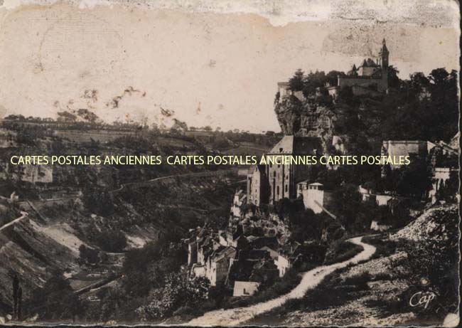 Cartes postales anciennes > CARTES POSTALES > carte postale ancienne > cartes-postales-ancienne.com Occitanie Lot Rocamadour