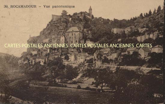 Cartes postales anciennes > CARTES POSTALES > carte postale ancienne > cartes-postales-ancienne.com Occitanie Lot Rocamadour