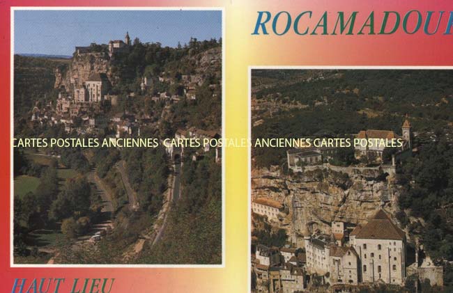 Cartes postales anciennes > CARTES POSTALES > carte postale ancienne > cartes-postales-ancienne.com Occitanie Lot Rocamadour