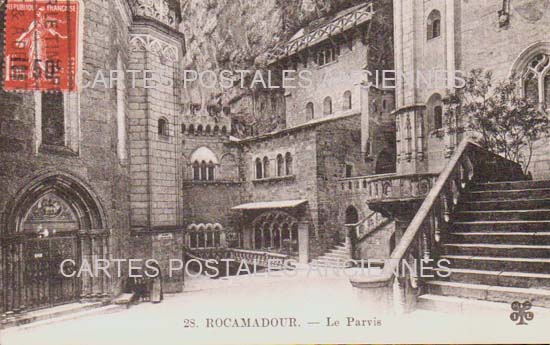 Cartes postales anciennes > CARTES POSTALES > carte postale ancienne > cartes-postales-ancienne.com Occitanie Lot Rocamadour