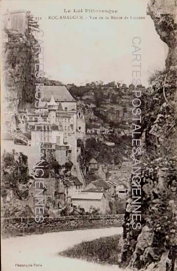 Cartes postales anciennes > CARTES POSTALES > carte postale ancienne > cartes-postales-ancienne.com Occitanie Lot Rocamadour