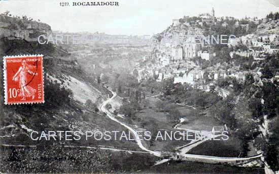 Cartes postales anciennes > CARTES POSTALES > carte postale ancienne > cartes-postales-ancienne.com Occitanie Lot Rocamadour