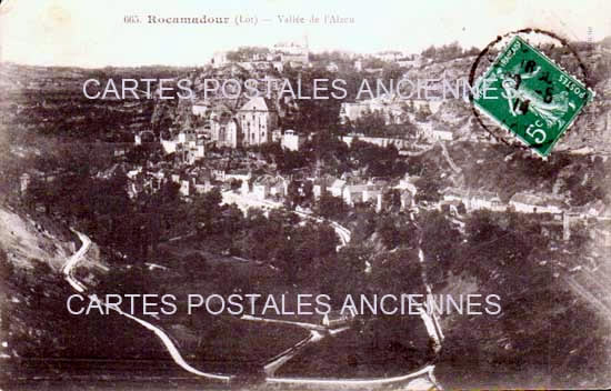 Cartes postales anciennes > CARTES POSTALES > carte postale ancienne > cartes-postales-ancienne.com Occitanie Lot Rocamadour