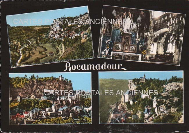 Cartes postales anciennes > CARTES POSTALES > carte postale ancienne > cartes-postales-ancienne.com Occitanie Lot Rocamadour