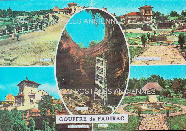 Cartes postales anciennes > CARTES POSTALES > carte postale ancienne > cartes-postales-ancienne.com Occitanie Lot Padirac