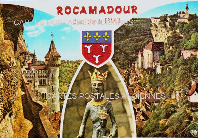 Cartes postales anciennes > CARTES POSTALES > carte postale ancienne > cartes-postales-ancienne.com Occitanie Lot Rocamadour