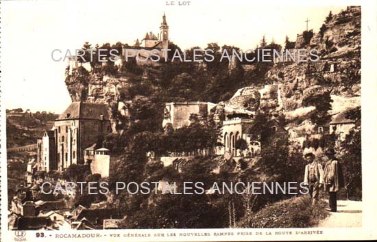 Cartes postales anciennes > CARTES POSTALES > carte postale ancienne > cartes-postales-ancienne.com Occitanie Lot Rocamadour