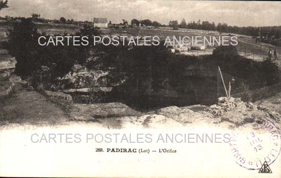 Cartes postales anciennes > CARTES POSTALES > carte postale ancienne > cartes-postales-ancienne.com Occitanie Lot Padirac