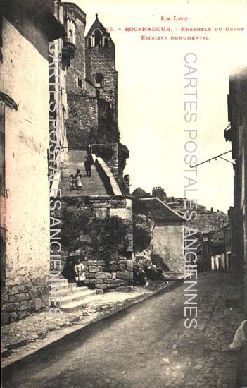 Cartes postales anciennes > CARTES POSTALES > carte postale ancienne > cartes-postales-ancienne.com Occitanie Lot Rocamadour