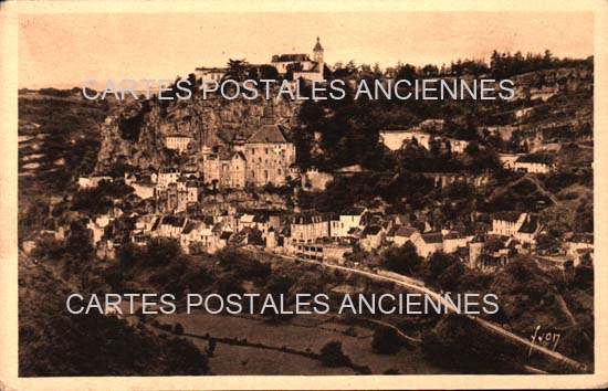 Cartes postales anciennes > CARTES POSTALES > carte postale ancienne > cartes-postales-ancienne.com Occitanie Lot Rocamadour