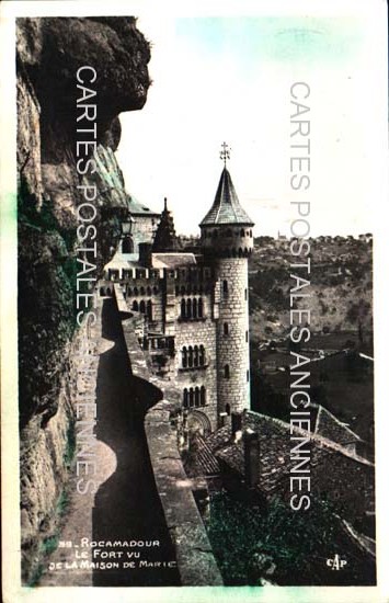 Cartes postales anciennes > CARTES POSTALES > carte postale ancienne > cartes-postales-ancienne.com Occitanie Lot Rocamadour