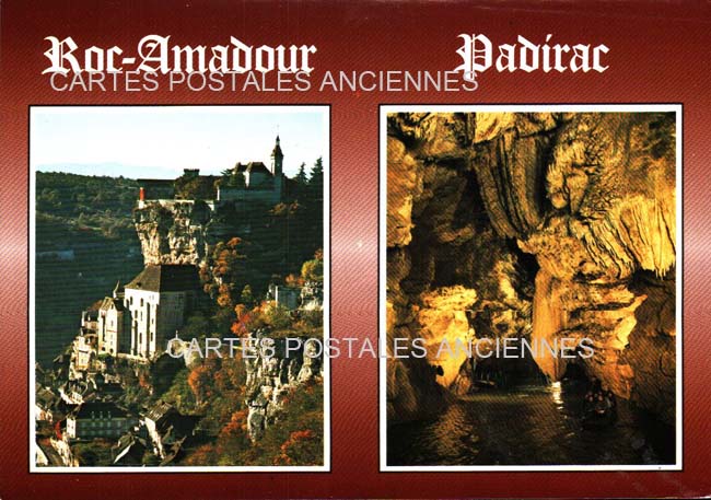 Cartes postales anciennes > CARTES POSTALES > carte postale ancienne > cartes-postales-ancienne.com Occitanie Lot Rocamadour