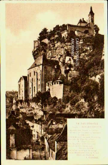 Cartes postales anciennes > CARTES POSTALES > carte postale ancienne > cartes-postales-ancienne.com Occitanie Lot Rocamadour