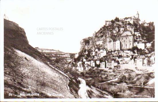 Cartes postales anciennes > CARTES POSTALES > carte postale ancienne > cartes-postales-ancienne.com Occitanie Lot Rocamadour