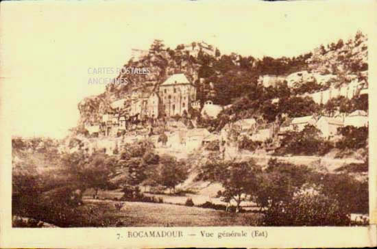 Cartes postales anciennes > CARTES POSTALES > carte postale ancienne > cartes-postales-ancienne.com Occitanie Lot Rocamadour