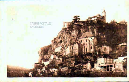 Cartes postales anciennes > CARTES POSTALES > carte postale ancienne > cartes-postales-ancienne.com Occitanie Lot Rocamadour