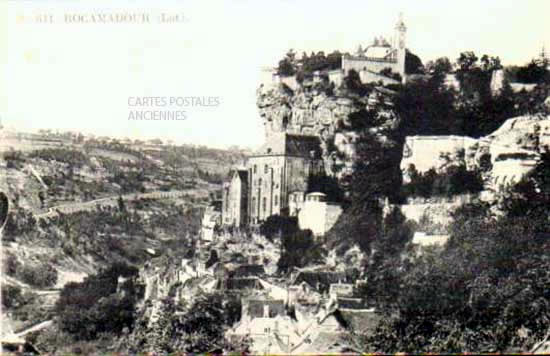 Cartes postales anciennes > CARTES POSTALES > carte postale ancienne > cartes-postales-ancienne.com Occitanie Lot Rocamadour