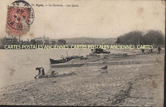 Cartes postales anciennes > CARTES POSTALES > carte postale ancienne > cartes-postales-ancienne.com Nouvelle aquitaine Lot et garonne Agen