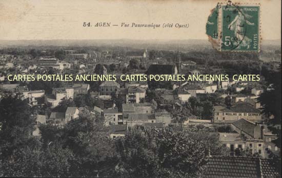 Cartes postales anciennes > CARTES POSTALES > carte postale ancienne > cartes-postales-ancienne.com Nouvelle aquitaine Lot et garonne Agen