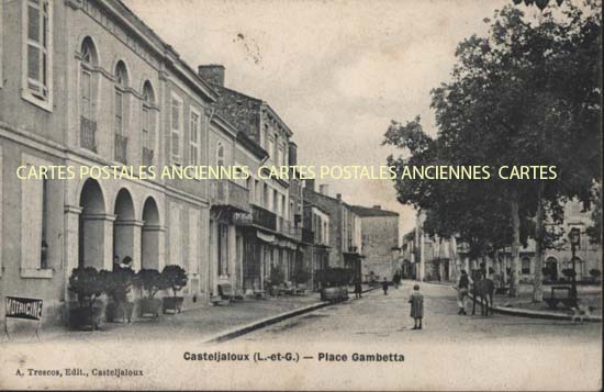 Cartes postales anciennes > CARTES POSTALES > carte postale ancienne > cartes-postales-ancienne.com Nouvelle aquitaine Lot et garonne Casteljaloux