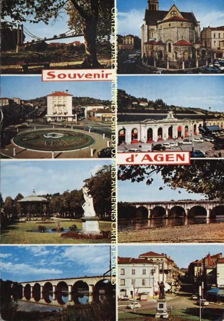 Cartes postales anciennes > CARTES POSTALES > carte postale ancienne > cartes-postales-ancienne.com Nouvelle aquitaine Lot et garonne Agen