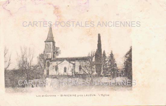 Cartes postales anciennes > CARTES POSTALES > carte postale ancienne > cartes-postales-ancienne.com Nouvelle aquitaine Lot et garonne Lauzun