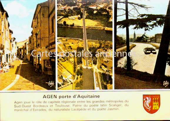 Cartes postales anciennes > CARTES POSTALES > carte postale ancienne > cartes-postales-ancienne.com Nouvelle aquitaine Agen