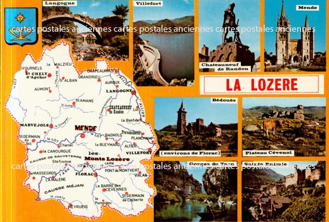 Cartes postales anciennes > CARTES POSTALES > carte postale ancienne > cartes-postales-ancienne.com Occitanie Lozere