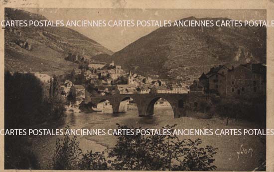 Cartes postales anciennes > CARTES POSTALES > carte postale ancienne > cartes-postales-ancienne.com Occitanie Lozere Sainte Enimie