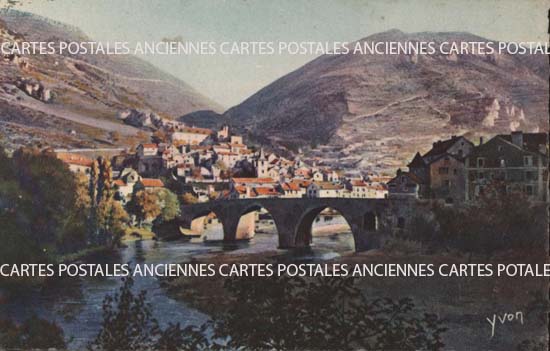 Cartes postales anciennes > CARTES POSTALES > carte postale ancienne > cartes-postales-ancienne.com Occitanie Lozere Sainte Enimie