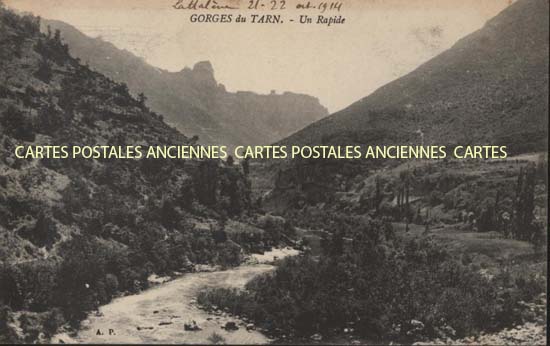 Cartes postales anciennes > CARTES POSTALES > carte postale ancienne > cartes-postales-ancienne.com Occitanie Lozere Sainte Enimie