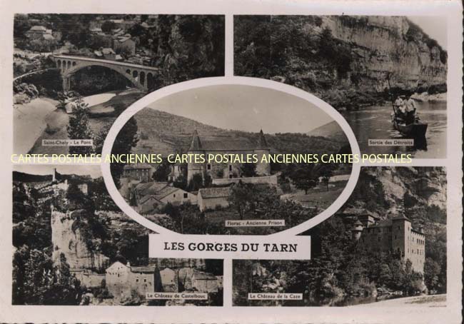 Cartes postales anciennes > CARTES POSTALES > carte postale ancienne > cartes-postales-ancienne.com Occitanie Lozere Sainte Enimie